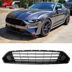 Fit 18-23 Ford Mustang Front Bumper Upper Hood Grille Gloss Black Abs. Fixed Price $109.99.
