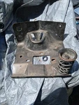 3985598 1971-1972 Chevrolet Hood Lock Mgt Plate For Biscay Come As Pictured Oem. Fixed Price $40.00.