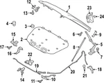 Genuine Volvo Hood Latch 32405508. Fixed Price $144.72.