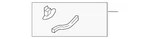 Genuine Mitsubishi Side Weather-strip 5902A343. Fixed Price $12.99.