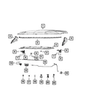Genuine Mopar Hood Latch Striker 68248968AB. Fixed Price $12.50.