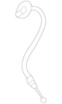 Genuine Volkswagen Opener Cable Grommet 1T0-823-591-B. Fixed Price $6.23.