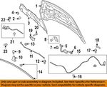 Ford Oem 13-19 C-max,escape Components-hood Bumper Holder AM5Z16758A. Fixed Price $21.38.