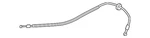 Genuine Volkswagen Release Cable 2GJ-823-535-B. Fixed Price $60.38.