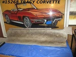 1963-1967 Corvette 3848067 Partial Lh Fender Top Cap Original Black Fiberglass. Fixed Price $499.00.