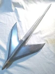 Studebaker 1955 Champion,commander,president Hood Chrome Ornamen P/no 308690X1. Fixed Price $114.78.