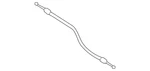 Genuine Kia Release Cable 81190-Q5100. Fixed Price $19.42.