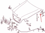 Mercedes-benz Ml W163 Engine Hood Right Hinge A1638800428. Fixed Price $131.22.