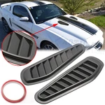 2X Air Flow Intake Hood Scoop Bonnet Vent Cover Universal Black Car Decorative. Fixed Price $13.86.
