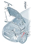 New Audi RSQ3 Bonnet Release Handle Left Drive 8U1823533SK4 Genuine. Fixed Price $21.70.