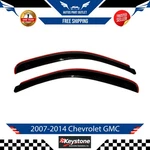 New Front In-channel Ventvisor Window Deflectors For 2007-2014 Chevrolet Gmc. Fixed Price $57.93.