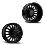24X8.25 Arena A110 Rival Glossy Black Ford/dodge Dually Wheels 10X225 Set Of 6. Fixed Price $4940.00.
