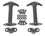 Rugged Ridge Black Hood Catch Kit Fits 41-95 Jeep Cj / Wrangler. Fixed Price $29.99.