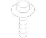 Genuine Ford Radiator Support Air Duct Bolt -W505424-S439. Fixed Price $13.76.