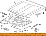 Gm Oem 14-26 Canyon Hood Components-bumper 22755721. Fixed Price $18.71.