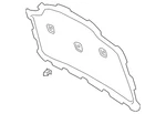 Genuine Audi Insulator Pad 4M8-863-825-A. Fixed Price $226.32.