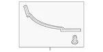 Genuine Acura Seal To Hood 74146-TX4-A00. Fixed Price $106.25.