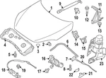 Genuine Infiniti Hood Release Cable 65603-5NA0A. Fixed Price $100.14.