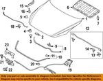 Mazda Oem 19-25 3 Hood Components-front Seal BDTS56750A. Fixed Price $18.12.