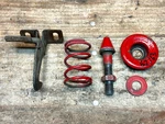 1962 - 1963 Ford Falcon Hood Latch Striker Pin/dowel, Spring & Safety Catch. Fixed Price $39.62.
