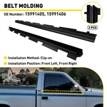 For Chevy Gmc Pickup Truck Outer Front Window Sweep Weatherstrip Seal SET2-10X. Fixed Price $166.01.