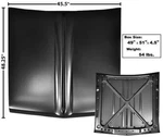 1964-65 Ford Falcon & Ranchero Hood W/o Emblem Holes New. Fixed Price $778.10.
