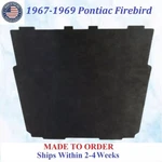 New 1967-1969 Pontiac Firebird Hood Insulation Gray/black Rem #FBD-HIN-005. Fixed Price $84.99.