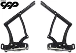 1967-69 Chevy Camaro Eddie Motorsports MS148-50BA Billet Aluminum Hood Hinges. Fixed Price $724.00.
