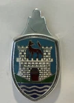 Early Volkswagen Wolfsburg Hood Crest Emblem Badge Beetle Karmann Vw 50. Fixed Price $150.00.