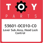 53601-0C010-C0 Toyota Lever Sub-assy, Hood Lock Control 536010C010C0, New Genuin. Fixed Price $32.98.