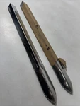 (2) Nos 1946-48 Buick Super 50 Ser. Front Fender Moldings 1328436 K2. Fixed Price $59.95.
