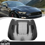 Fits 15-17 Ford Mustang V6/GT/GT350 Aluminum GT500KR Style Front Engine Hood. Fixed Price $845.00.
