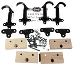 Hood Latches Ford Model 1928 1929 A-16750-ABK With Pads Wood Etc. Fixed Price $90.00.