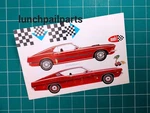 Orig Ford Performance Corner Mustang Mach 1 Fairlane 428CJ Super Cobrajet Ramair. Fixed Price $115.00.