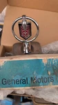 1976-77 Chevrolet Monte Carlo Header Panel Hood Ornament Emblem Gm 461979 Nos. Fixed Price $165.00.