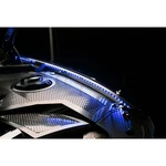 Inner Fender Liners W/blue Led For 2010-15 Chevy Camaro Polished Fits Oem Hood. Fixed Price $400.80.