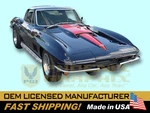 1967 Chevrolet C2 Corvette Stinger Hood Stencil Decals & Stripes Graphics Kit. Fixed Price $99.00.