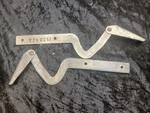 1961 1962 1963 Studebaker Larks Nos Pair &r Hood Hinges 1338622/23. Fixed Price $34.95.