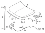 Mercedes Benz 220 35 Amg 2019-2022 Hood Latch Striker Plate 2468800360. Fixed Price $79.98.
