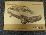 1985 Alfa Romeo GTV6 Coupe Owner's Manual User Guide 50 State Version. Fixed Price $234.24.