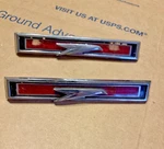 1967 66? Skylark--set--"oem" Interior Door Panel "skylark" Emblems Ornaments Gm. Fixed Price $60.00.