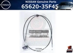 Nissan 200SX 180SX Silvia S13 Bonnet Release Cable Wire 65620-35F45 Genuine Oem. Fixed Price $98.87.