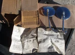 Vintage Nos Aftermarket Mirrors Hot Ratrod Clip On Door Mount Passing. Fixed Price $89.99.