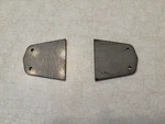 Steel Plates Mounting 1932 Ford Hood Latches To Fenderless Frame Pro-bilt!. Fixed Price $34.95.