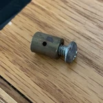 1963-1982 Corvette Hood Cable Deck Lid Release Stop Brass W/ Screw Gm #375437. Fixed Price $25.00.