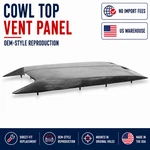 Hood Scoop For 1969-1970 Mustang Mach Fiberglass Bolt-on W/ Signals. Fixed Price $136.99.