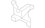 Genuine Audi 2011-2018 A8 Quattro S8 Lock Bracket 4H0-823-426-B. Fixed Price $53.99.