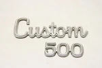 Original 1960'S 1970'S Car Truck Custom 500 Fender Hood Trunk Script Emblems Oem. Fixed Price $22.58.