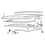 For Jeep Grand Cherokee 21-25 68375657AA Front Hood Latch Striker Plate. Fixed Price $10.81.