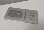 Mach 1 Mustang Plaque Emblem Badge Fully Custom For Interior Under The Hood. Fixed Price $40.00.